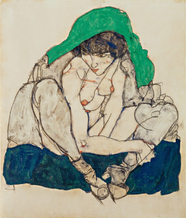 4-Crouching_Woman_with_green_kerchief
