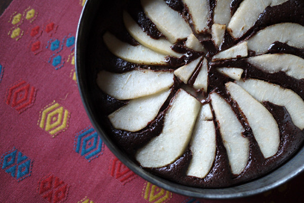 flourless chocolate pare cake